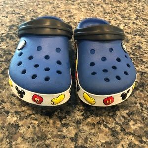 Mickey Mouse crocs - size C10